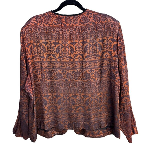 Kathryn Deene New York Vintage Brocade Ornate Sequin Frog Closure Blazer Jacket - Picture 7 of 9